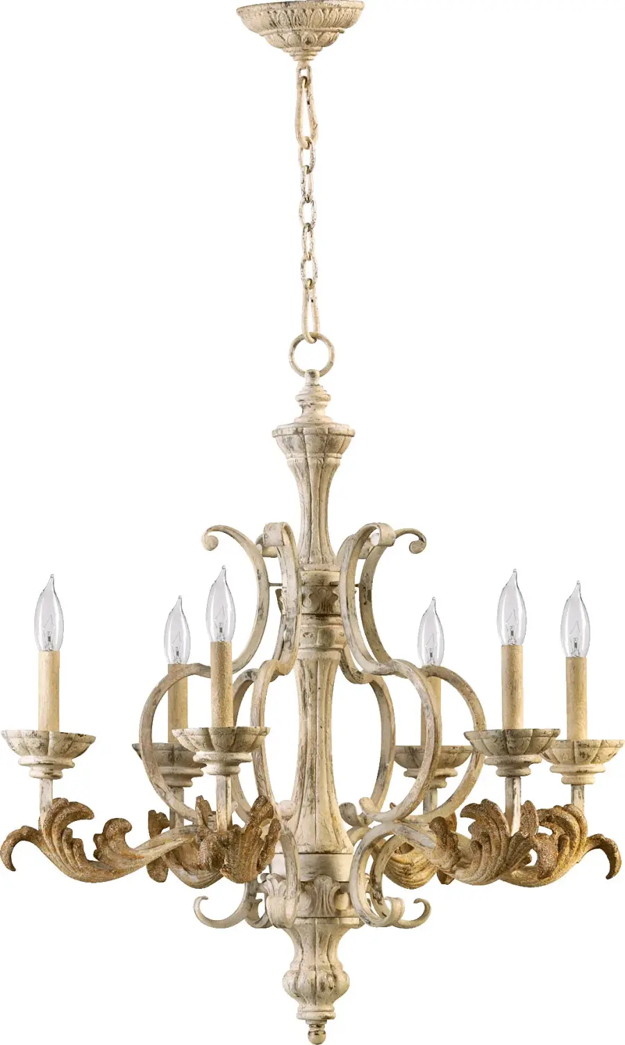Elegant Traditional Chandelier with Antique-Luxury Appeal - Image 1