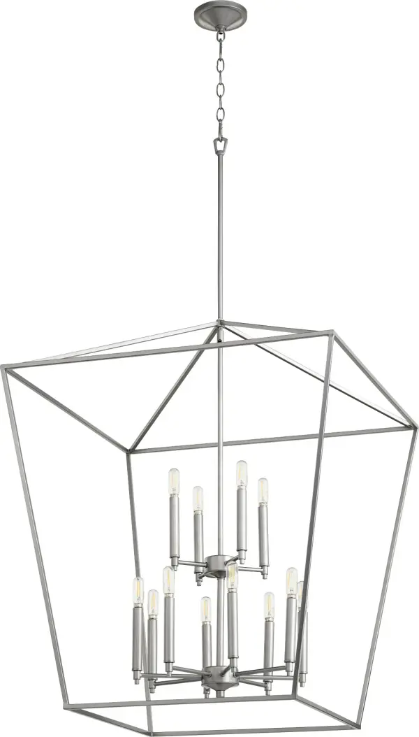 The Gabriel pendant offers exceptional versatility with three included candle sleeve finishes (Noir, Satin Nickel, Aged Brass), allowing you to customize the look. Its minimal transitional design works across multiple aesthetics.