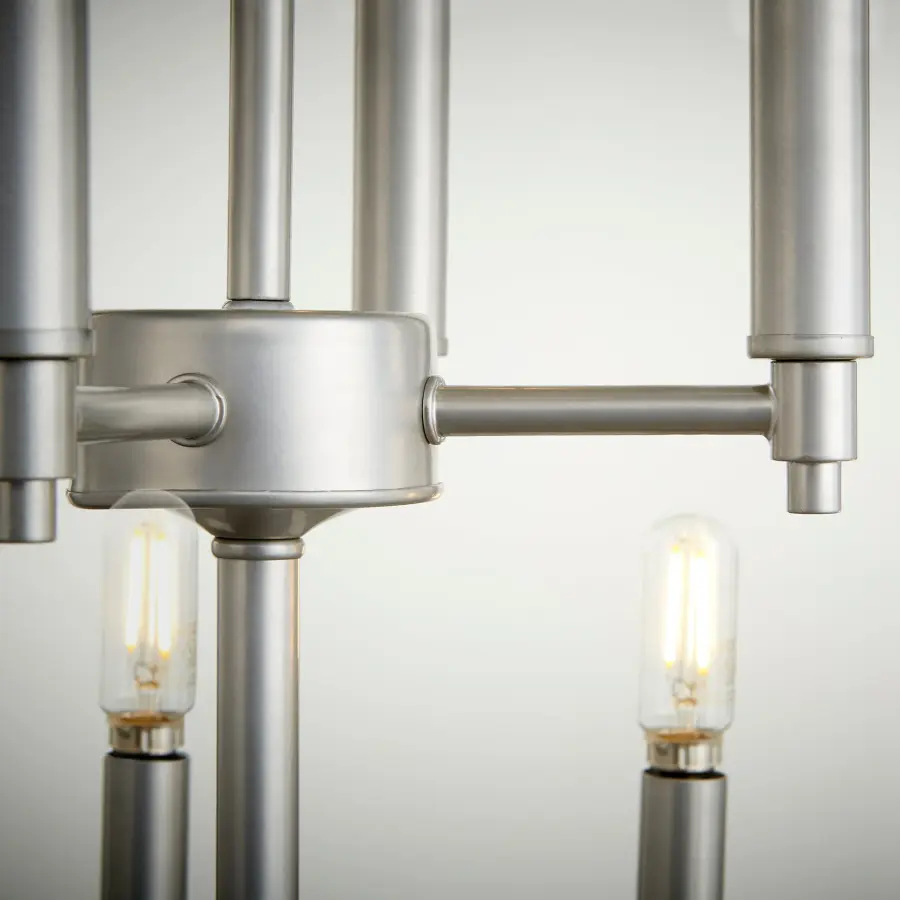 Gabriel 12-Light Classic Nickel Pendant - Image 2