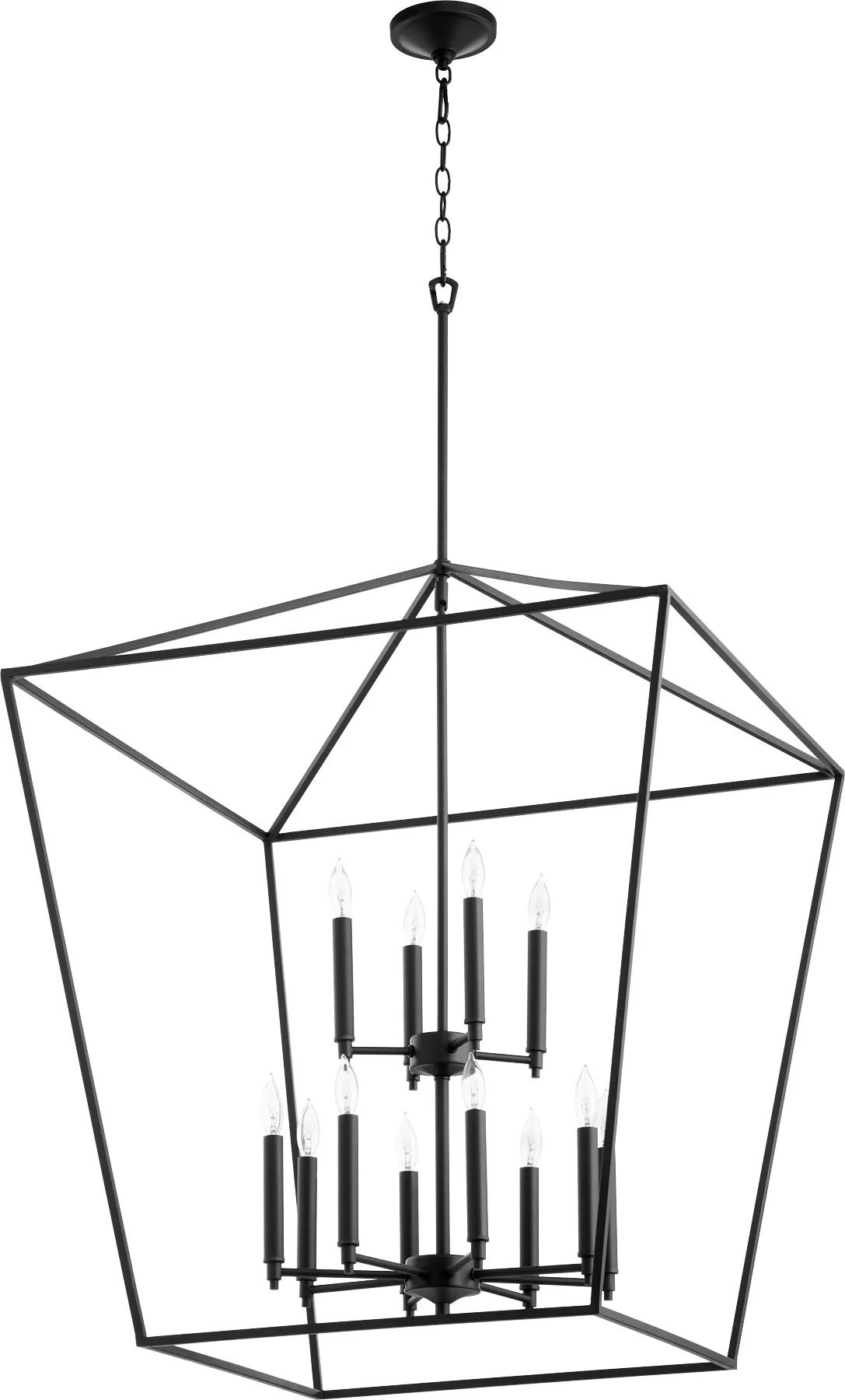 Gabriel 12-Light Pendant in Noir