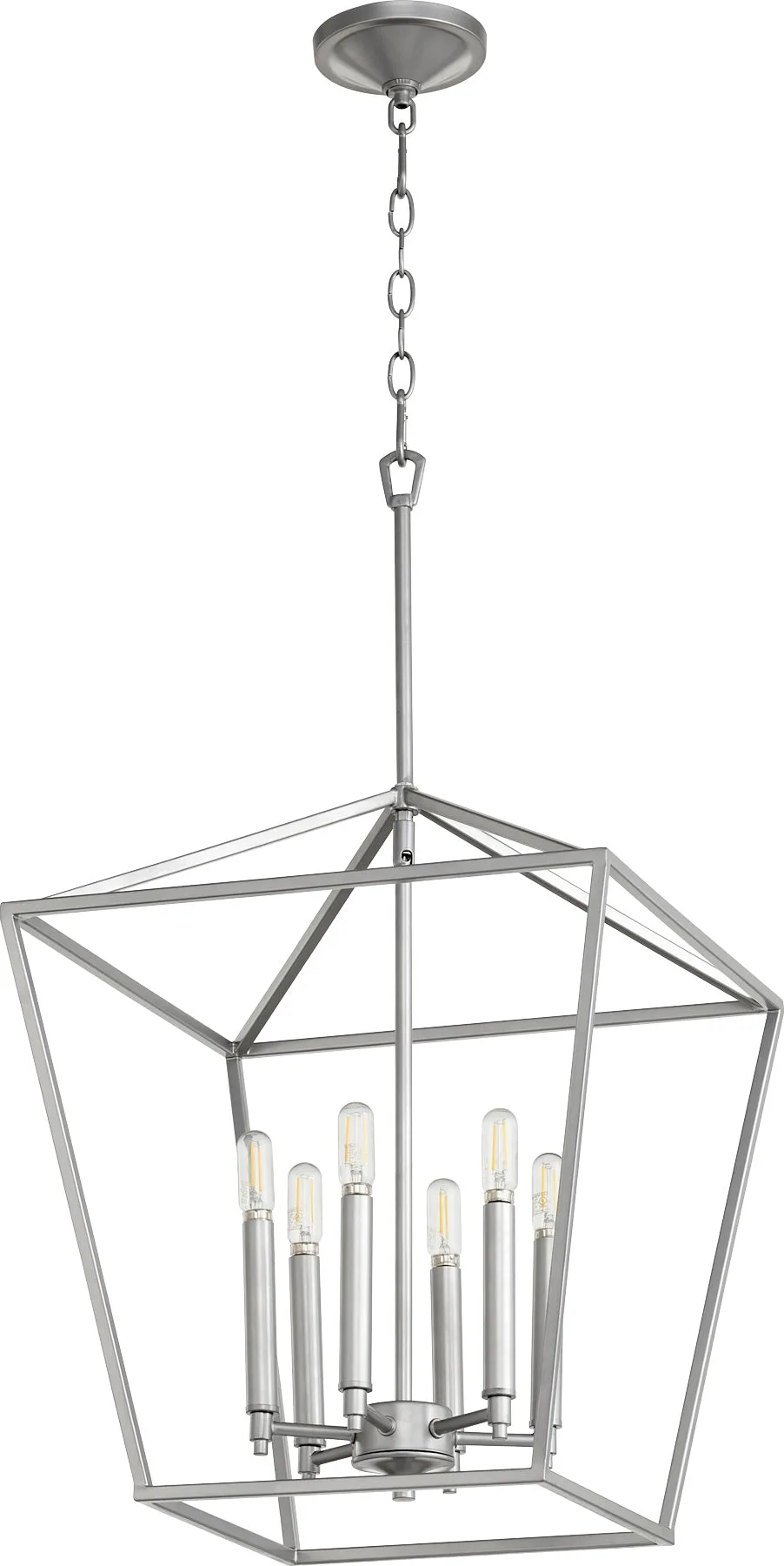 Gabriel 6-Light Classic Nickel Pendant