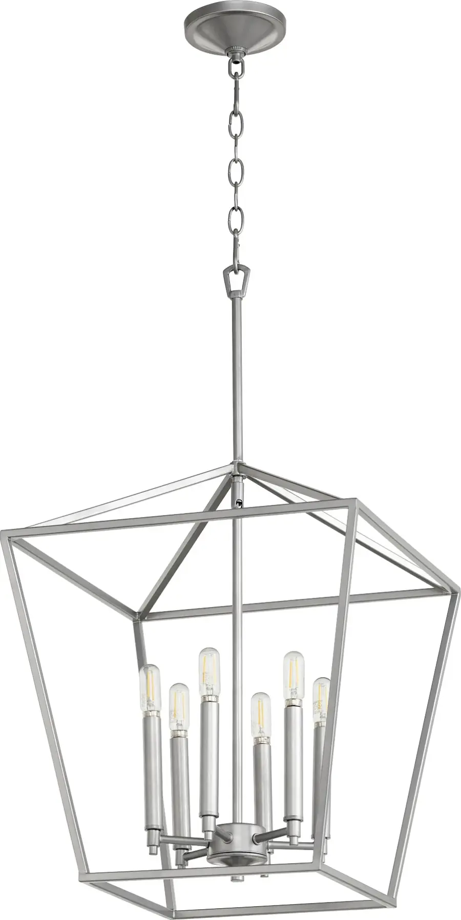 Gabriel 6-Light Classic Nickel Pendant - Image 1