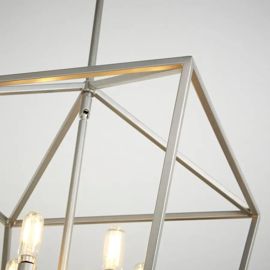 Gabriel 6-Light Classic Nickel Pendant - Image 2