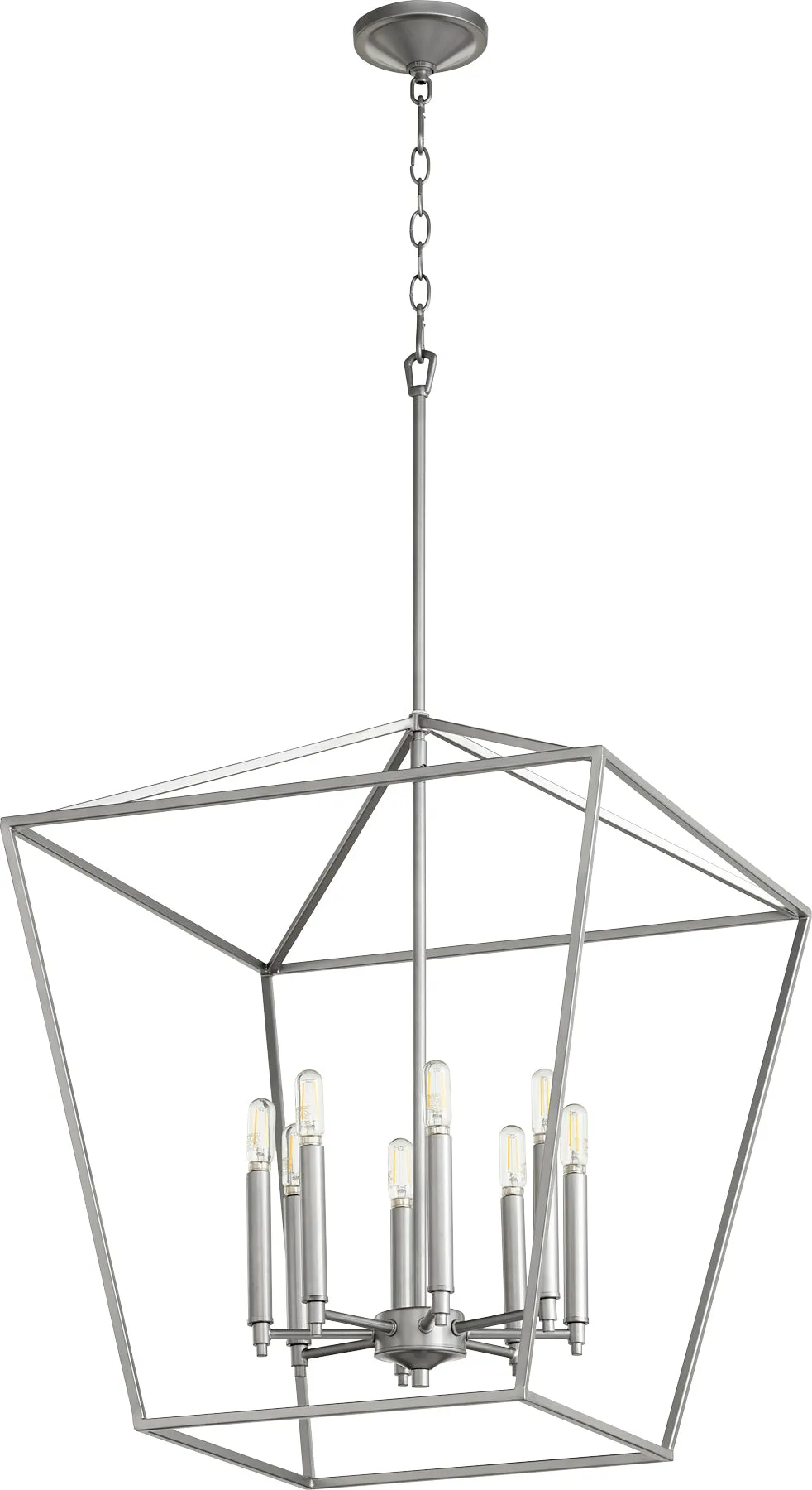 Gabriel 8-Light Classic Nickel Pendant
