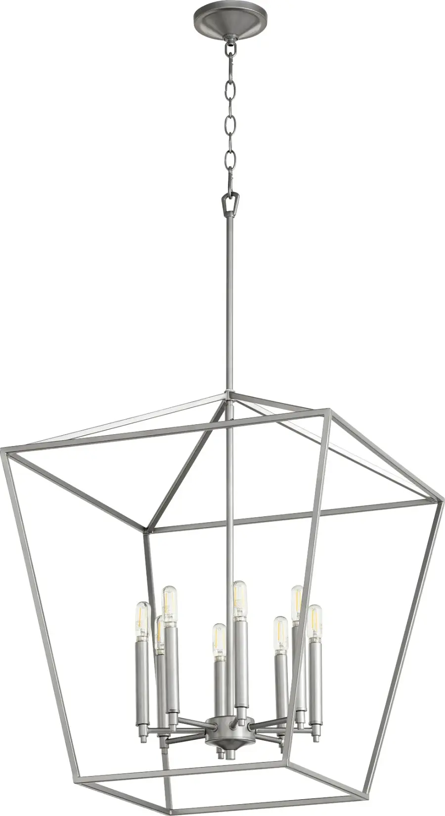Gabriel 8-Light Classic Nickel Pendant - Image 1