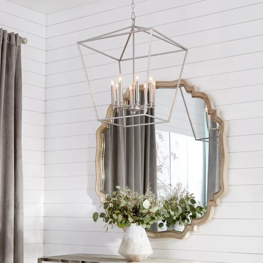 Gabriel 8-Light Classic Nickel Pendant - Image 2