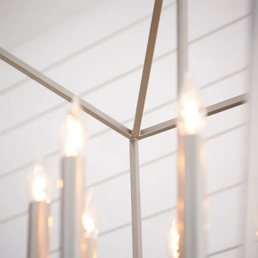 Gabriel 8-Light Classic Nickel Pendant - Image 3
