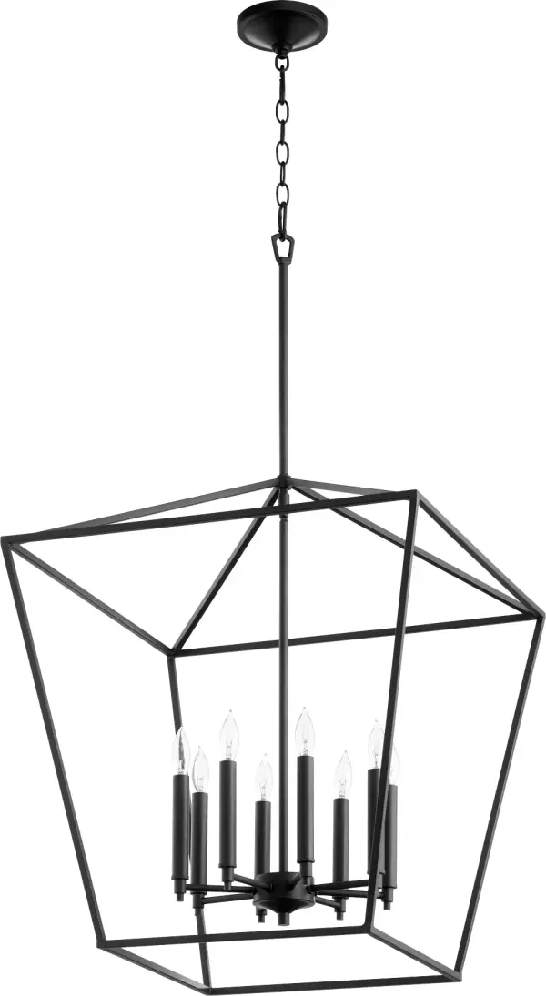 Gabriel 8-Light Pendant in Noir - Image 1