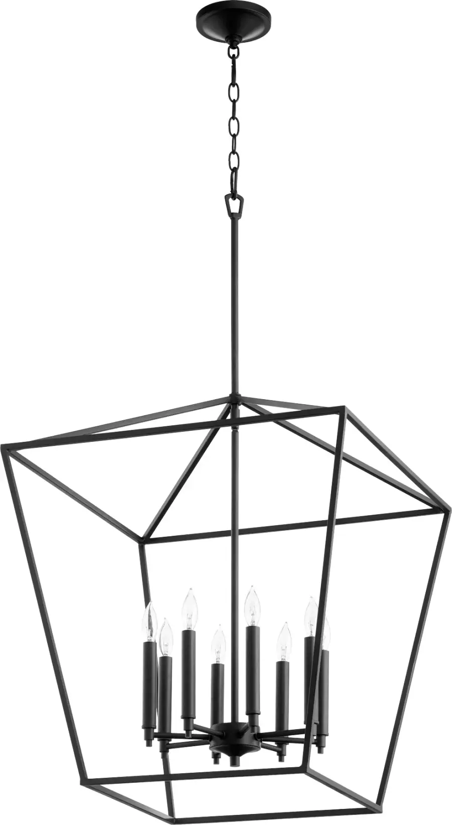 Gabriel 8-Light Pendant in Noir - Image 1