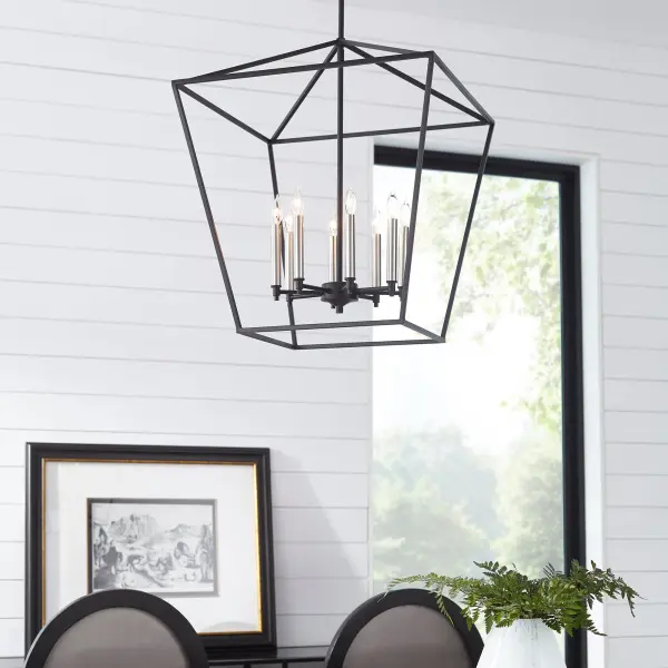 Gabriel 8-Light Pendant in Noir - Image 2