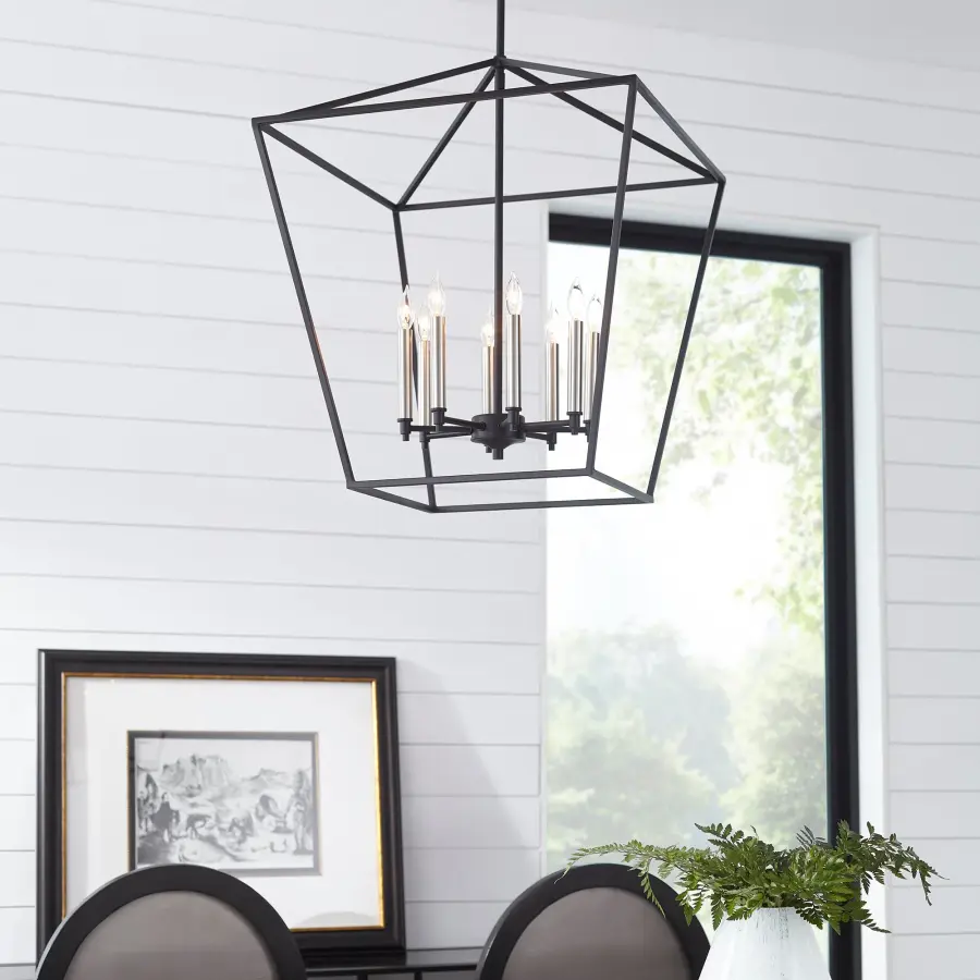 Gabriel 8-Light Pendant in Noir - Image 2