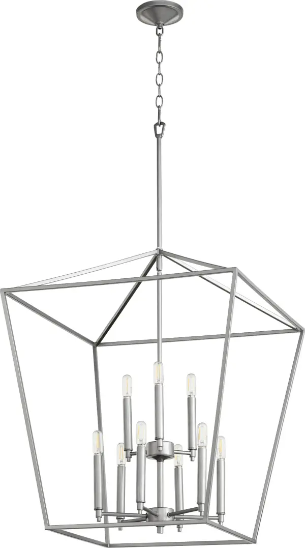 Gabriel 9-Light Classic Nickel Pendant