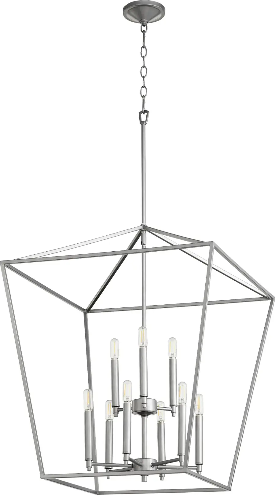 Gabriel 9-Light Classic Nickel Pendant
