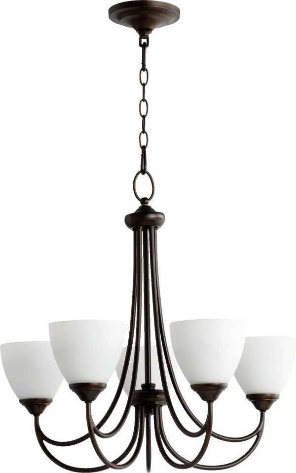 Elegant Transitional Chandelier with Timeless Bronze Finish - Image 1