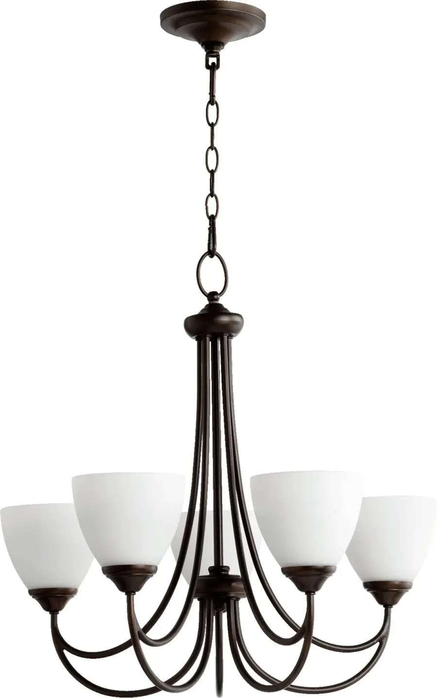 Elegant Transitional Chandelier with Timeless Bronze Finish - Image 1