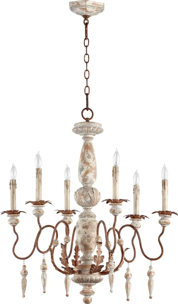 La Maison 6-Light Chandelier in Manchester Grey