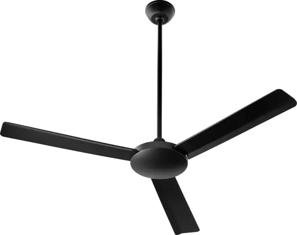 The Aerovon ceiling fan combines geometric minimalism with industrial strength. Its 52-inch blade span and cylindrical motor housing deliver powerful airflow while maintaining a sleek, modern aesthetic perfect for contemporary spaces.