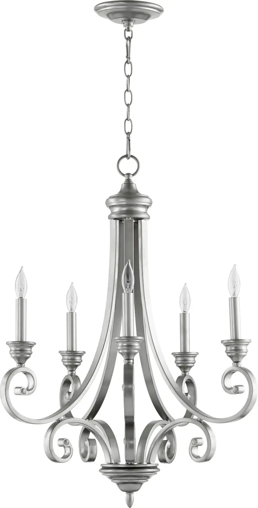Bryant 5-Light Classic Nickel Traditional Chandelier