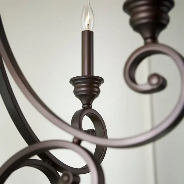 Bryant 5-Light Traditional Chandelier in Oiled Bronze - Image 3