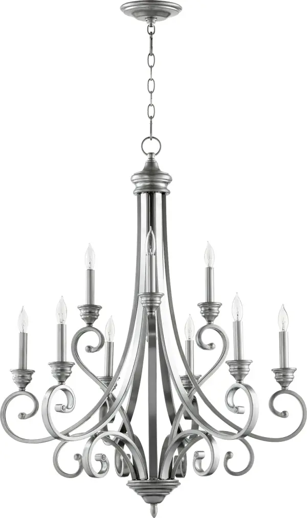 Bryant 9-Light Classic Nickel Traditional Chandelier
