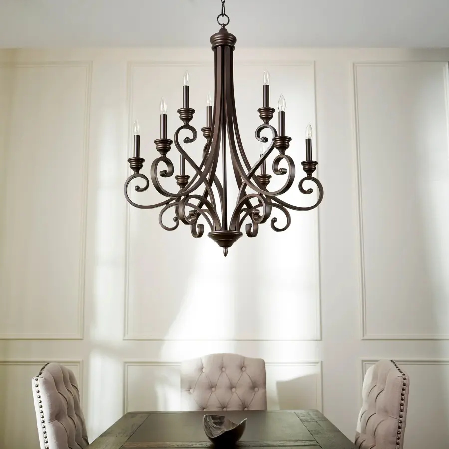 Bryant 9-Light Chandelier in Oiled Bronze - Image 2