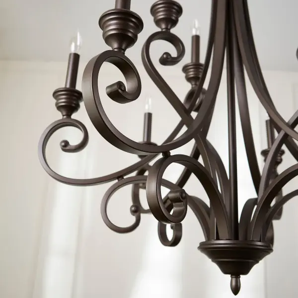 Bryant 9-Light Chandelier in Oiled Bronze - Image 3