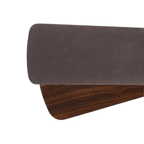 High-quality walnut fan blades that combine durability with classic wood aesthetics. The semi-square design adds visual interest while maintaining balanced airflow for residential and commercial spaces.