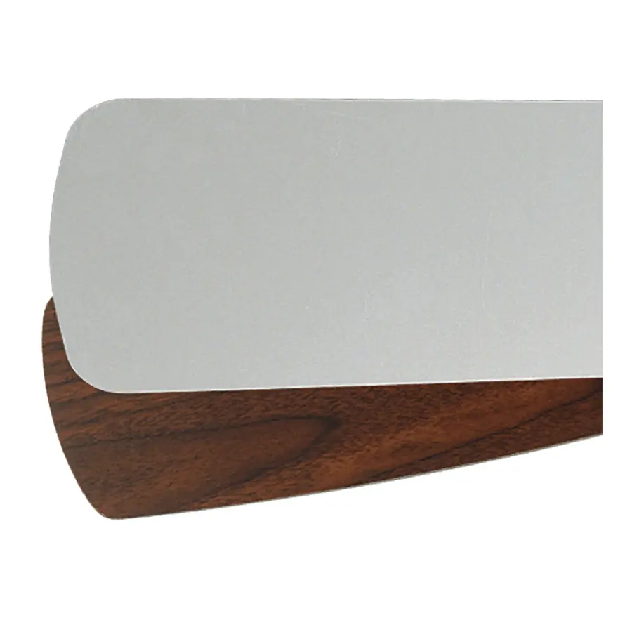 Breeze Ceiling Fan Replacement Blades - Satin Nickel/Walnut