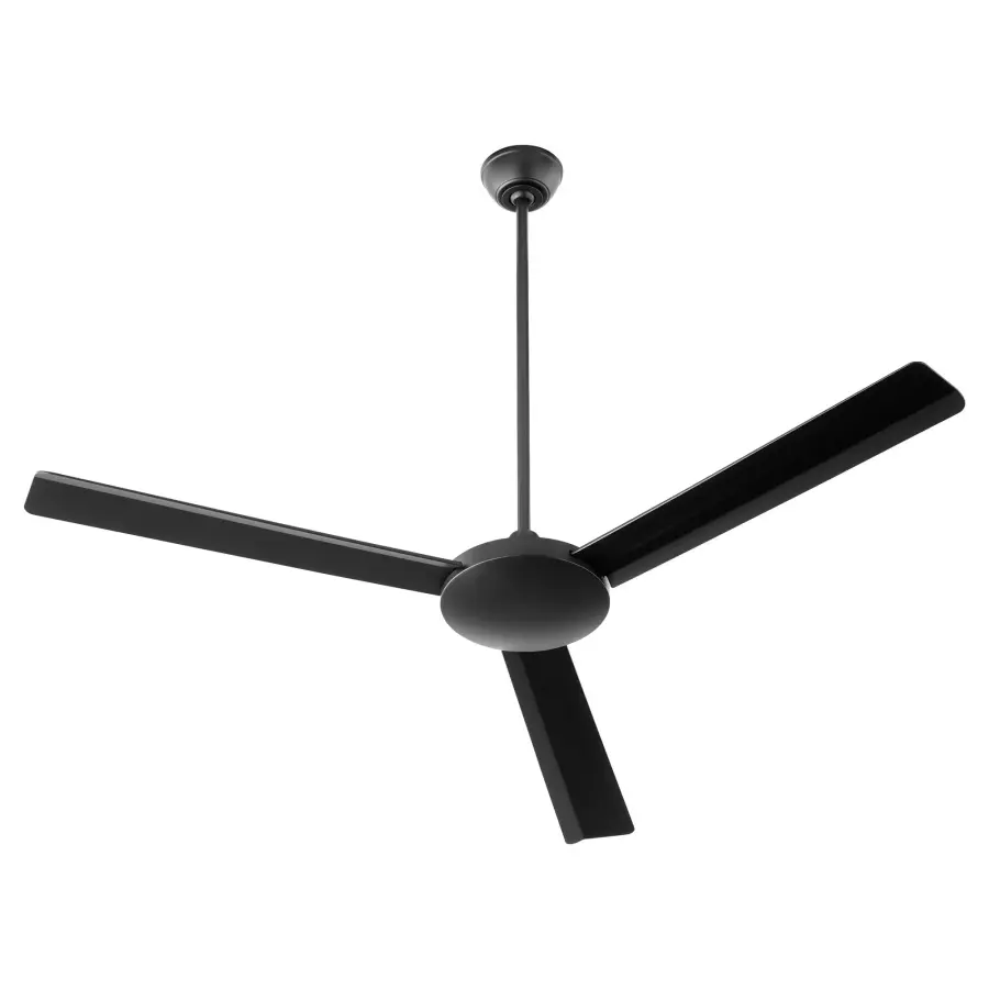 Aerovon 60" Matte Black Damp Ceiling Fan - Image 1