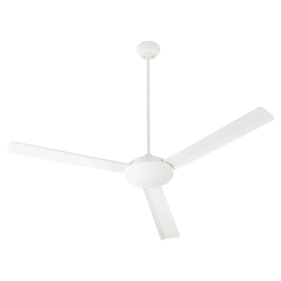 Aerovon 60" Studio White Damp Ceiling Fan - Image 1