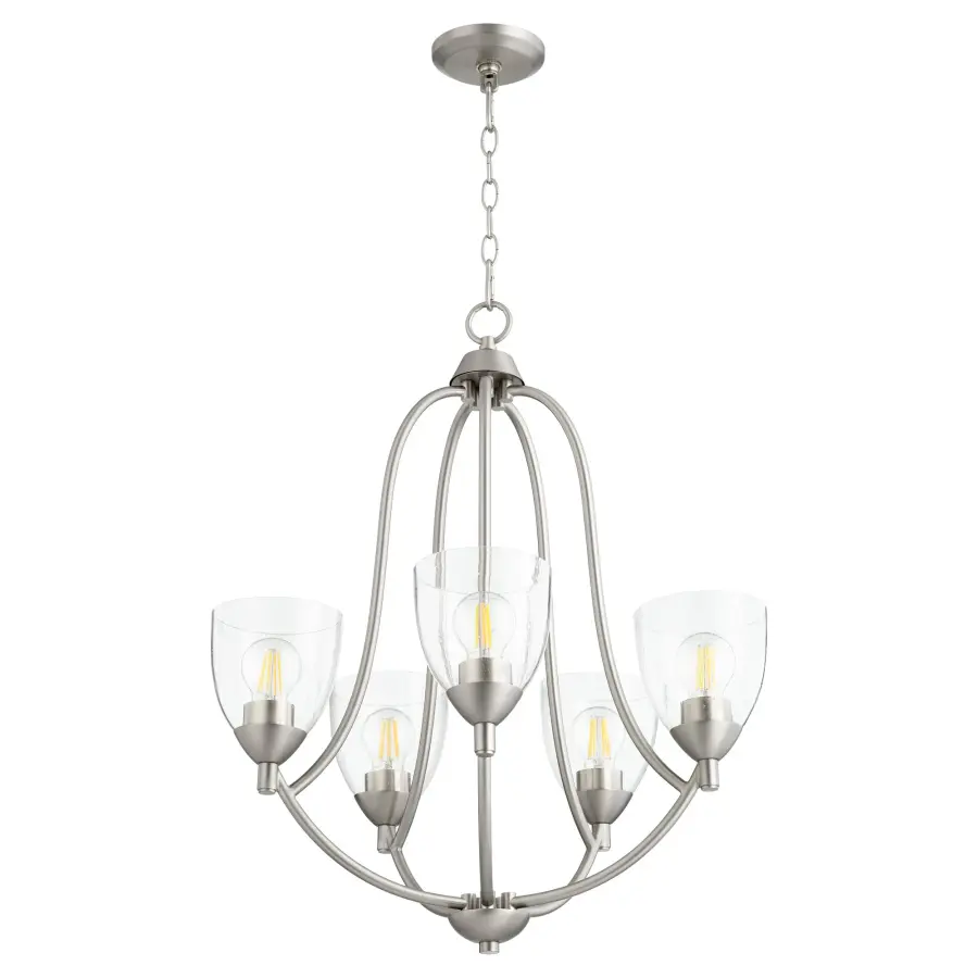 Barkley 5-Light Satin Nickel Traditional Chandelier