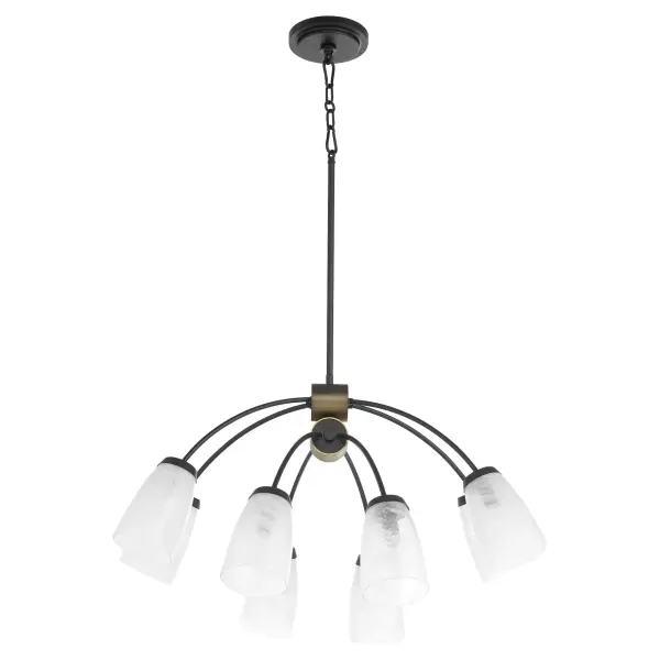 Arpeggio 8-Light Chandelier in Matte Black - Image 1