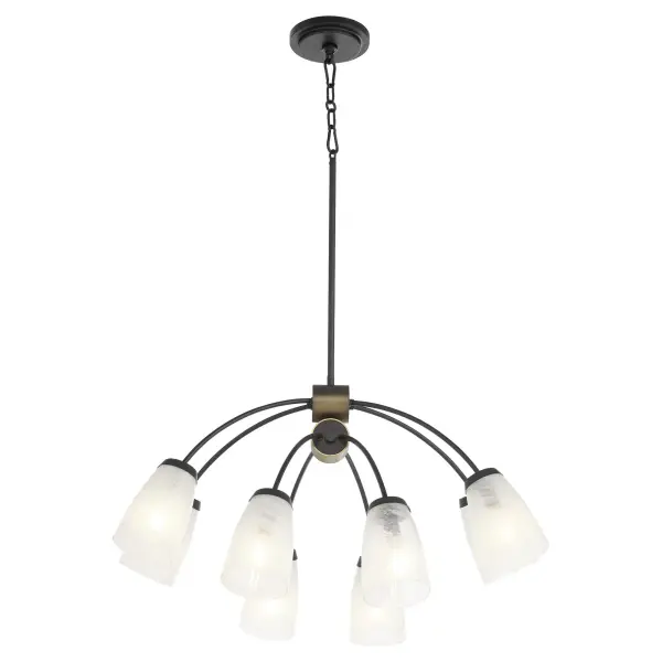 Arpeggio 8-Light Chandelier in Matte Black - Image 2