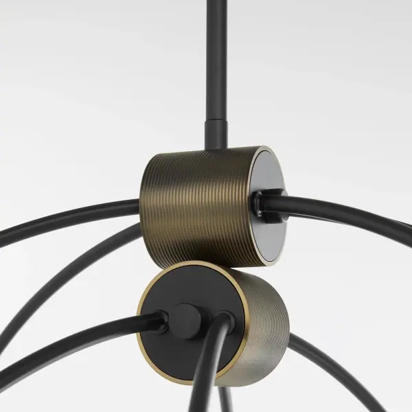Arpeggio 8-Light Chandelier in Matte Black - Image 3