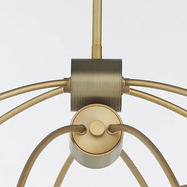 Arpeggio 8-Light Chandelier in Aged Brass - Image 3