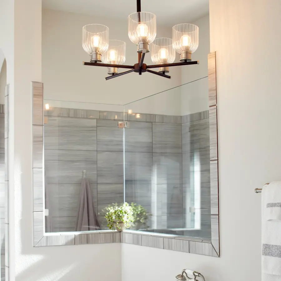 Versatile Two-Tone Chandelier Blends Classic and Contemporary Design - Image 4