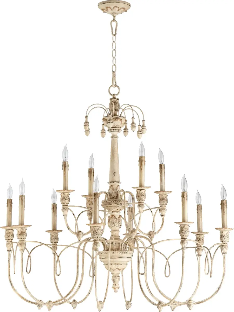 Salento 12-Light Persian White Traditional Chandelier