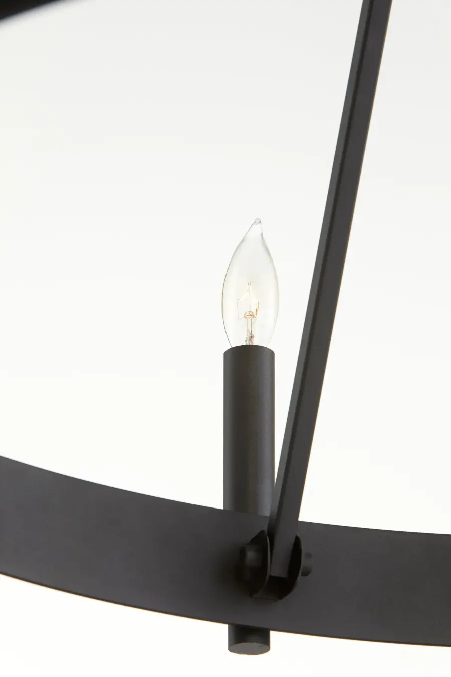 Aura 12-Light Chandelier in Noir - Image 3