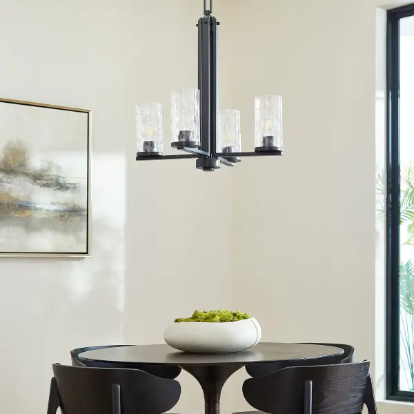 Modern Industrial Elegance with Distinctive Hammered Glass - Image 7