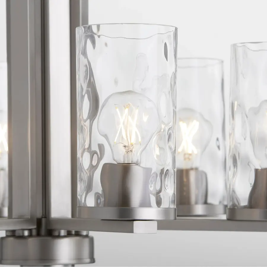 Steinway 6-Light Chandelier in Satin Nickel - Image 3