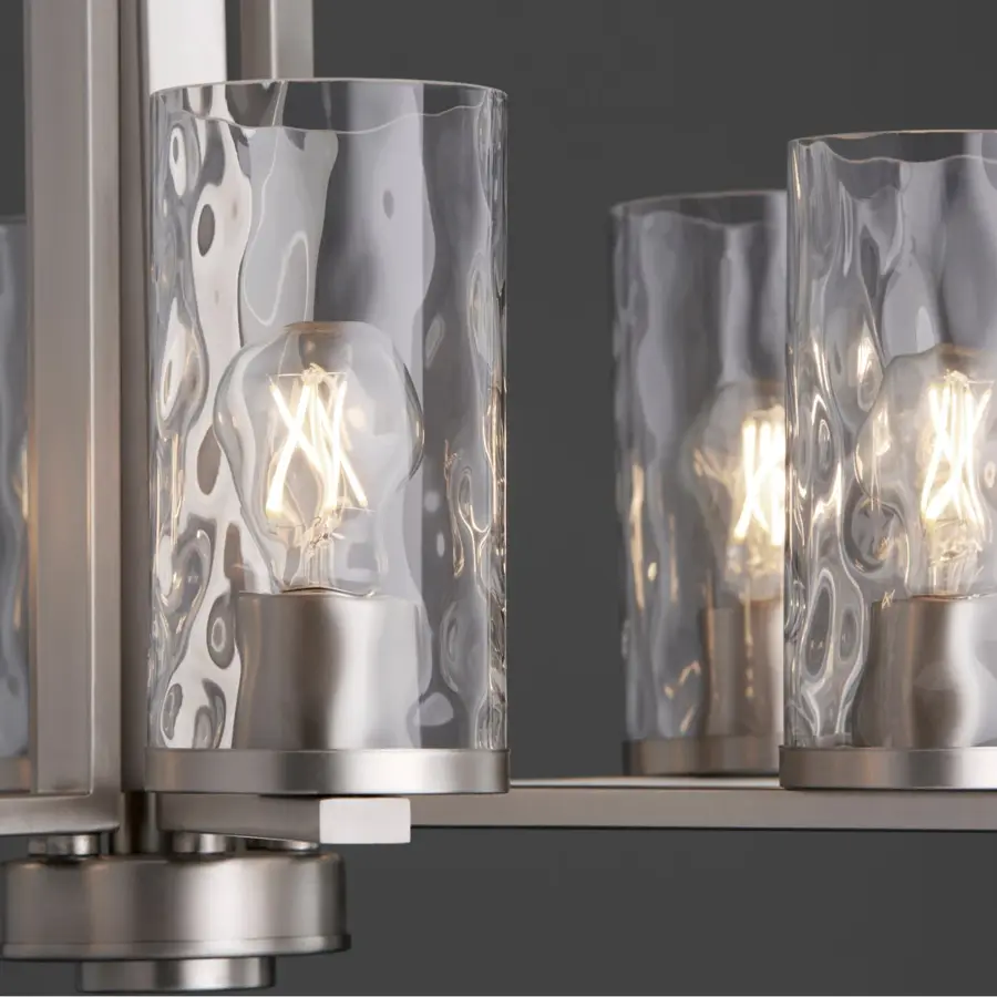 Steinway 6-Light Chandelier in Satin Nickel - Image 4