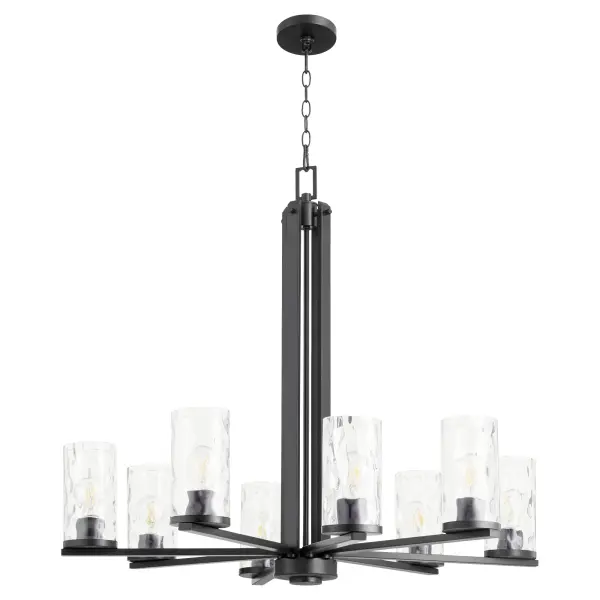 Modern Elegance Meets Industrial Charm with Hammered Glass Detail - Image 1