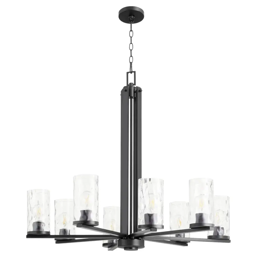 Modern Elegance Meets Industrial Charm with Hammered Glass Detail - Image 1