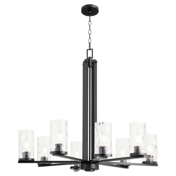 Modern Elegance Meets Industrial Charm with Hammered Glass Detail - Image 2