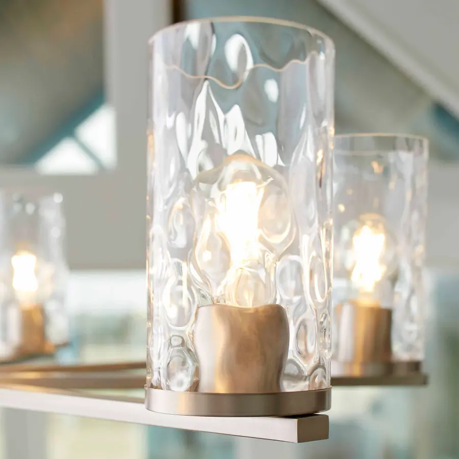 Steinway 8-Light Chandelier in Satin Nickel - Image 6