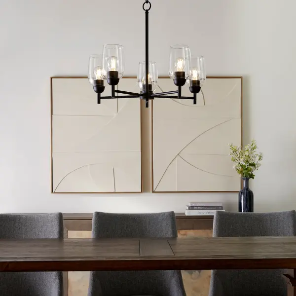 Versatile Industrial Chandelier with Classic Appeal - Image 5