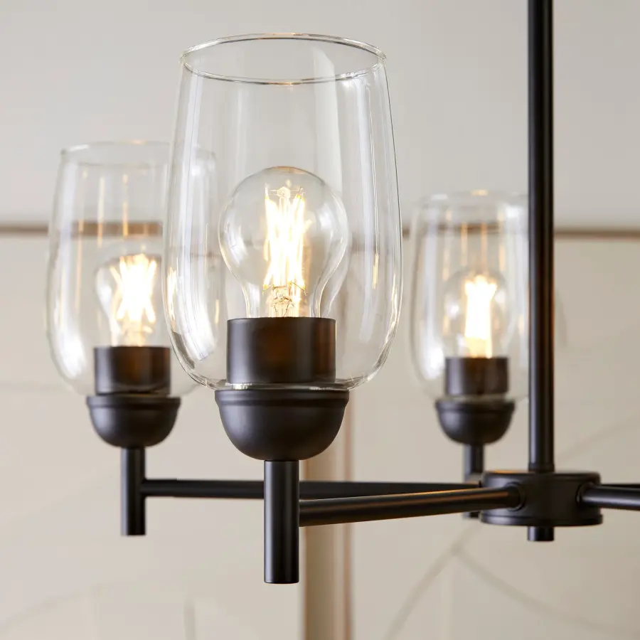 Versatile Industrial Chandelier with Classic Appeal - Image 6