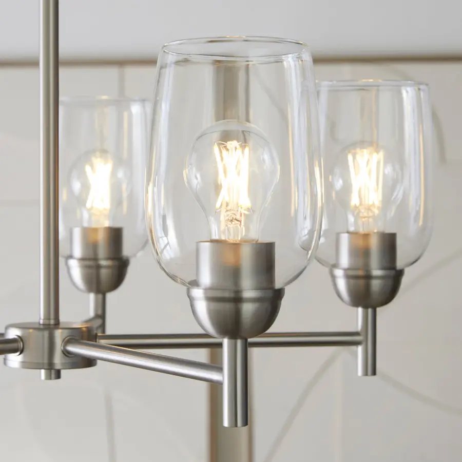 Wallinger 5-Light Chandelier in Satin Nickel - Image 6