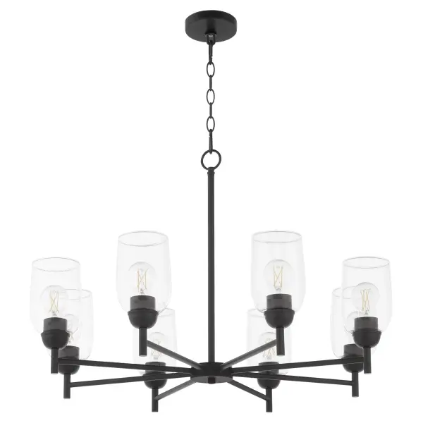 Versatile Industrial Chandelier with Classic Lines and Modern Appeal - Image 1