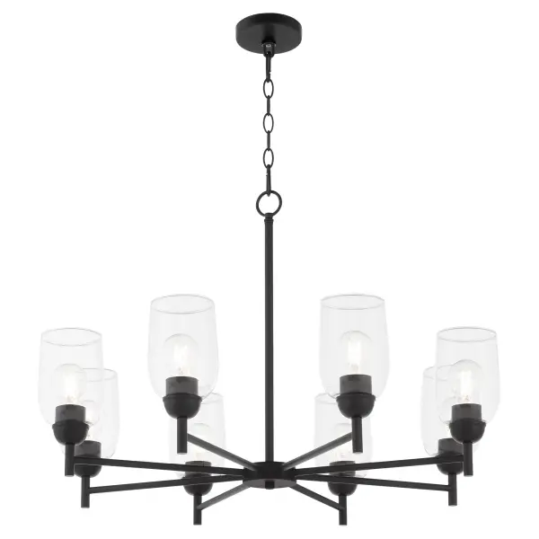Versatile Industrial Chandelier with Classic Lines and Modern Appeal - Image 2